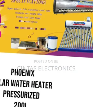 Pressurised 200l Solar Water Heater