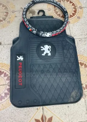 Matchy Peugeot Carpet Mats With Steering Cover