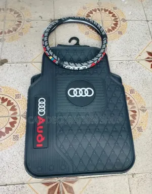 Matchy Audi Mats With Steering Cover Set