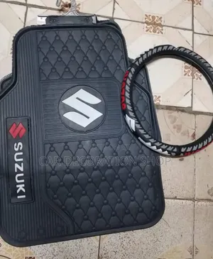 Matchy Suzuki Mats With Steering Cover Set