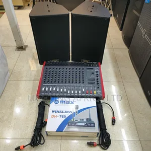 12 Channels Mixer Usb,(2) Fedik 12" Speaker's Max Wireless