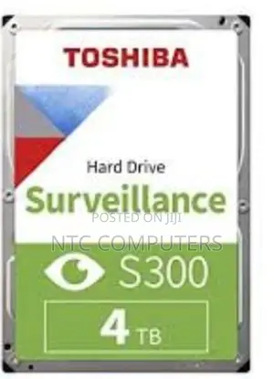 Toshiba Surveillance HDD S300 4tb 3.5 Inch Sata 5400rpm