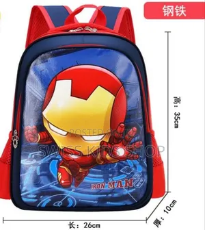Iron Man Themed School Bag for Kindergarten, Pp1 and Pp2
