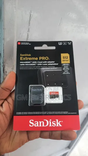 Extreme Pro Memory Card (512gb)+Adapter.