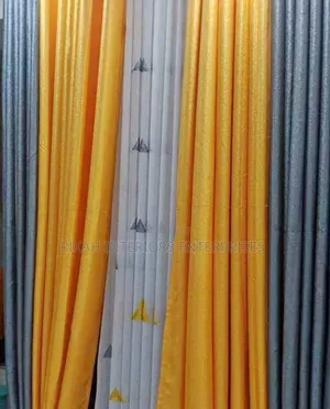 Grey and Yellow Curtains