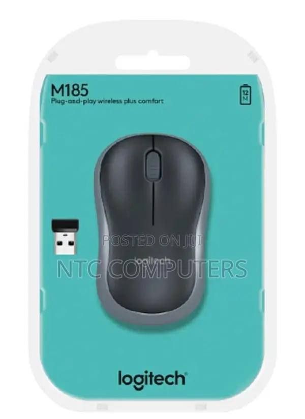 Logitech Wireless Mouse M185 Swift Grey