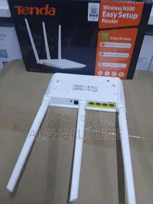 3 External Antennas Tenda Router 3lan Port 300mbps
