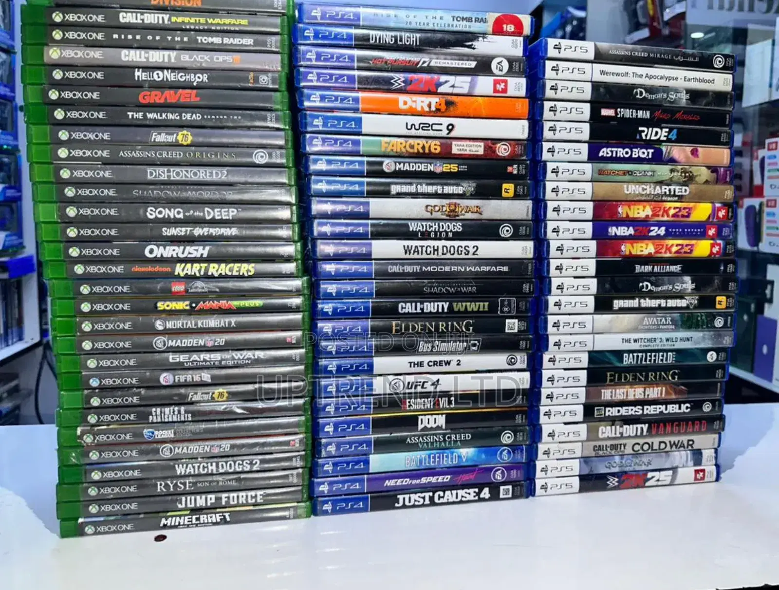 Pre Owned Ps4 ,Ps5 and Xbox Video Games