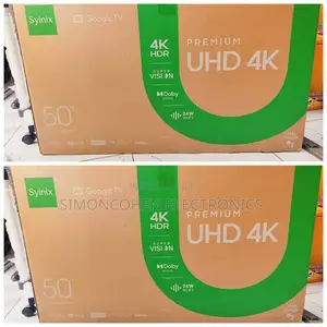 Syinix 50inch Google Tv
Premium Uhd4k(Hdr)