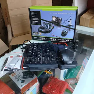 Black Wired Gaming Keyboard, Mouse, Headset (4 in 1)