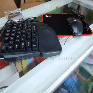Wireless 5 in 1 Combo Bluetooth Keyboard and Mouse for Pubg