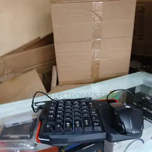 Game Combo Pack With RGB Gaming Keyboard Mouse Bluetooth