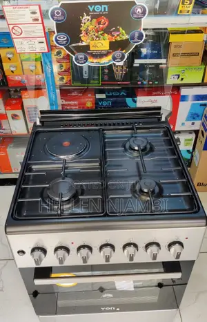 60×60 Von 3gas + 1electric Standing Cooker