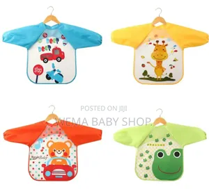 Long Sleeved Waterproof Baby Bibs