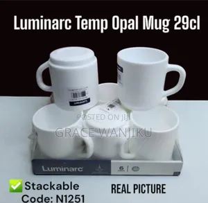*Set of 6 Luminarc 29cl Cups