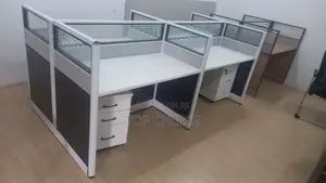 Office Table : Four Way Workstation