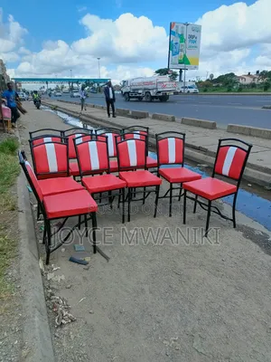 Hotel or Restaurant Seats, Red and White
