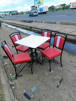 Hotel Set or Restaurant Chairs and a Table 