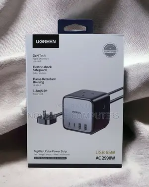 Ugreen 65w Power Strip Diginest Cube Usb C Plug 7-in-1 Port