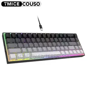 Hot Swap 68keys PBT Side Printed Keycaps Mechanical Keyboard
