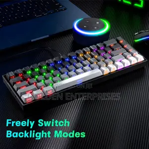 68 Keys Side Printed Mechanical Gaming Keyboard