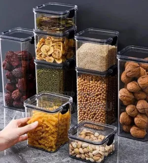 *8pcs Airtight Transparent Acrylic