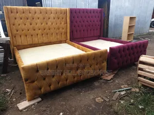 Hardwood Made 5 by 6 Bed
