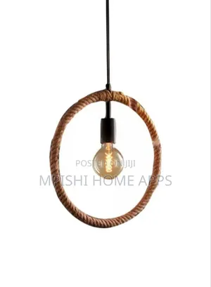 Round Rope Pendant Light