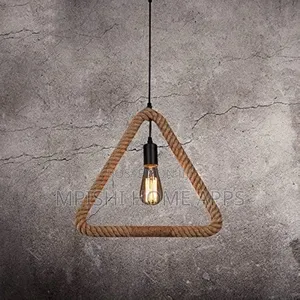 Triangle Rope Pendant Light