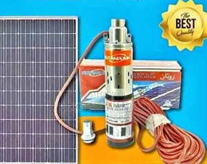 Rutan Submersible Water Pump 250w 50m / 250w Solar Panels