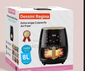 *Glass Oven Dessini Air Fryer 8 Litres*