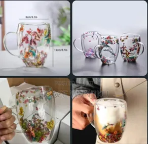  Insulated Double Wall Glass Cup
