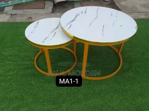 Round Set Marble Coffee Table