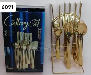 Golden Cutlery Set