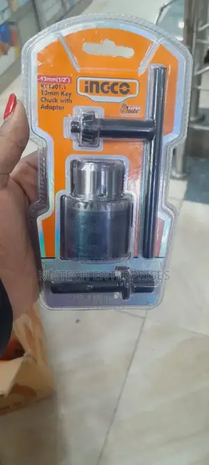 Ingco 13mm Key Chuck/ Key Chuck With Adaptor 13mm