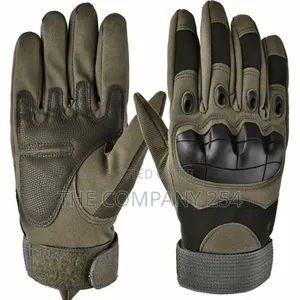 Quality Leather Outdoor Hiking Military Safety Gloves