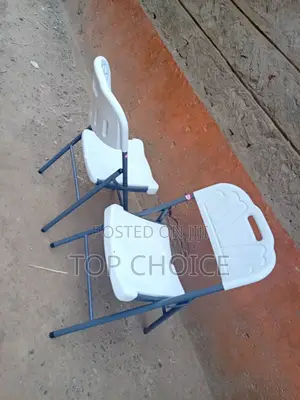 Plastic With Metal Frame Foldable Chairs