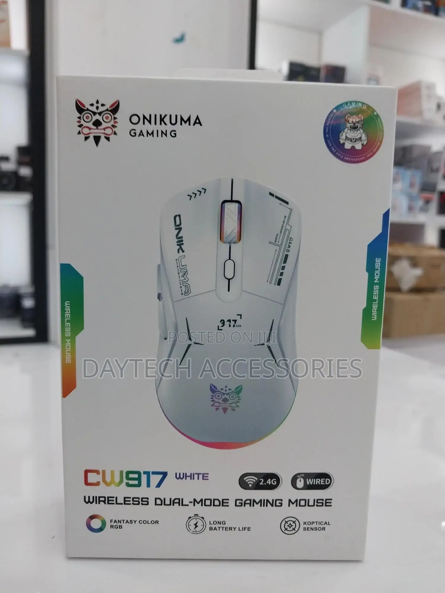 Onikuma Cw917 (Wired+2.4g) Gaming Mouse