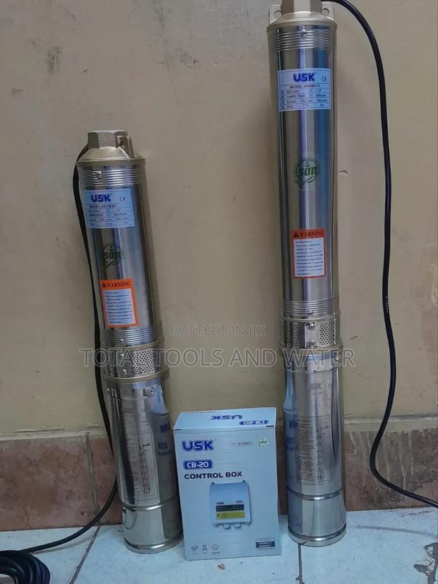 Usk Submersible Pump 1hp 85m Head With Control Box - main view