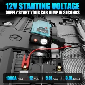 Motorcycle Jumpstater With Air Pump And Power Bank Charger