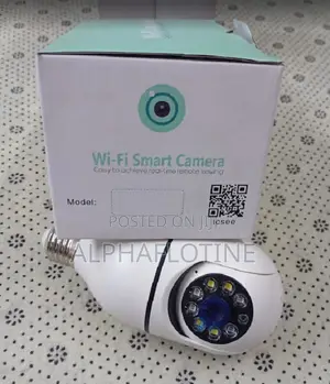 Icsee Wireless PTZ Security Light Bulb Camera