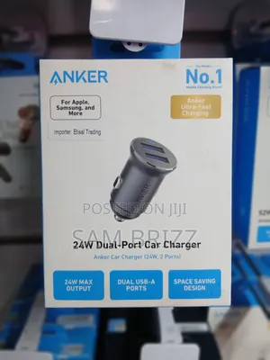 Anker Car Charger 24w Dual Port