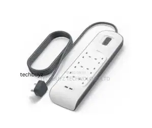 Belkin 6-Outlet Surge Protector Strip 2.4 Amp 2xusb Charging