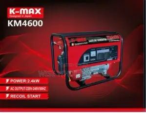 Kmax Km4600 2.4kw Generator Normal Start