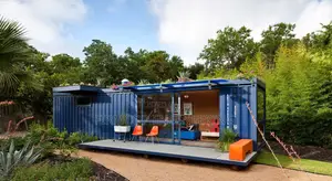 Sleek 40ft Container House With Outdoor Vibes