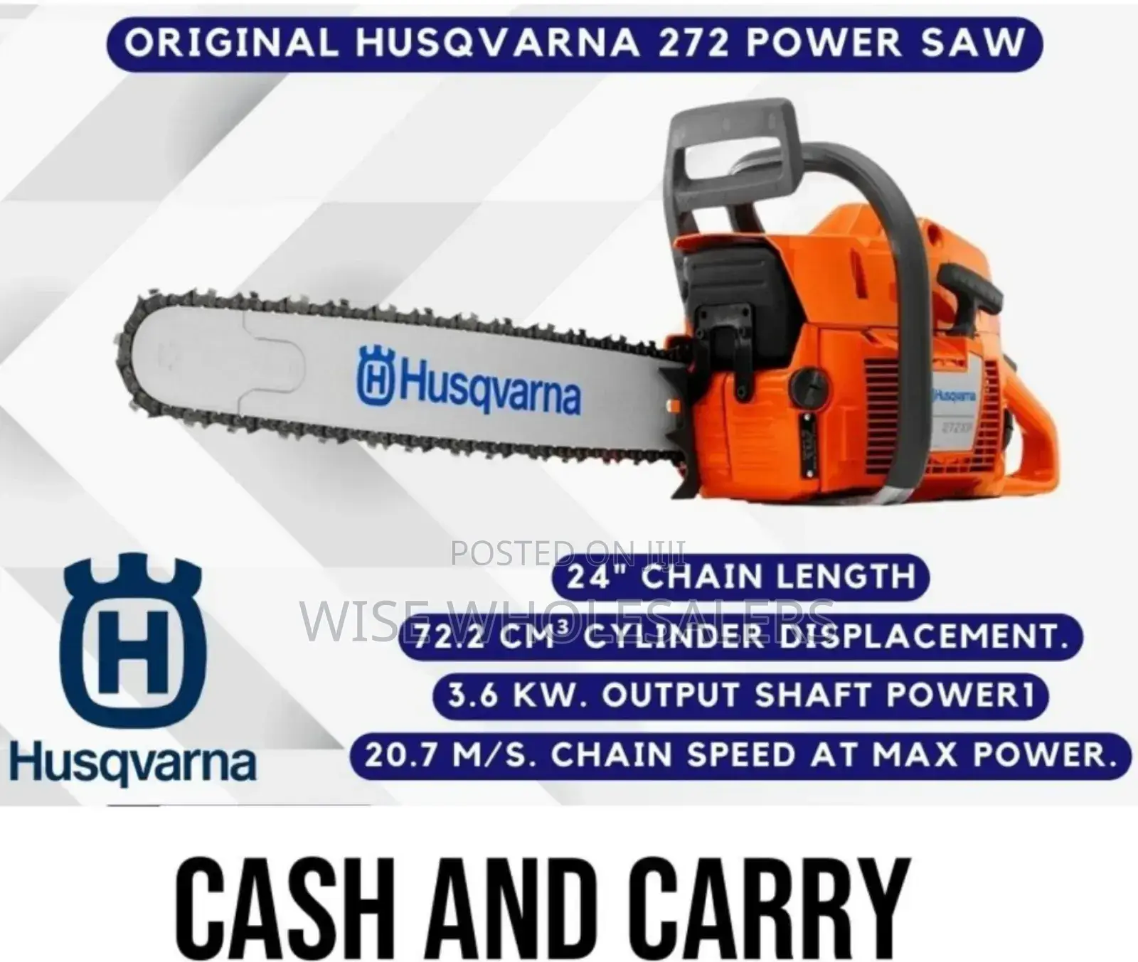 Original Husqvarna 272 Powersaw