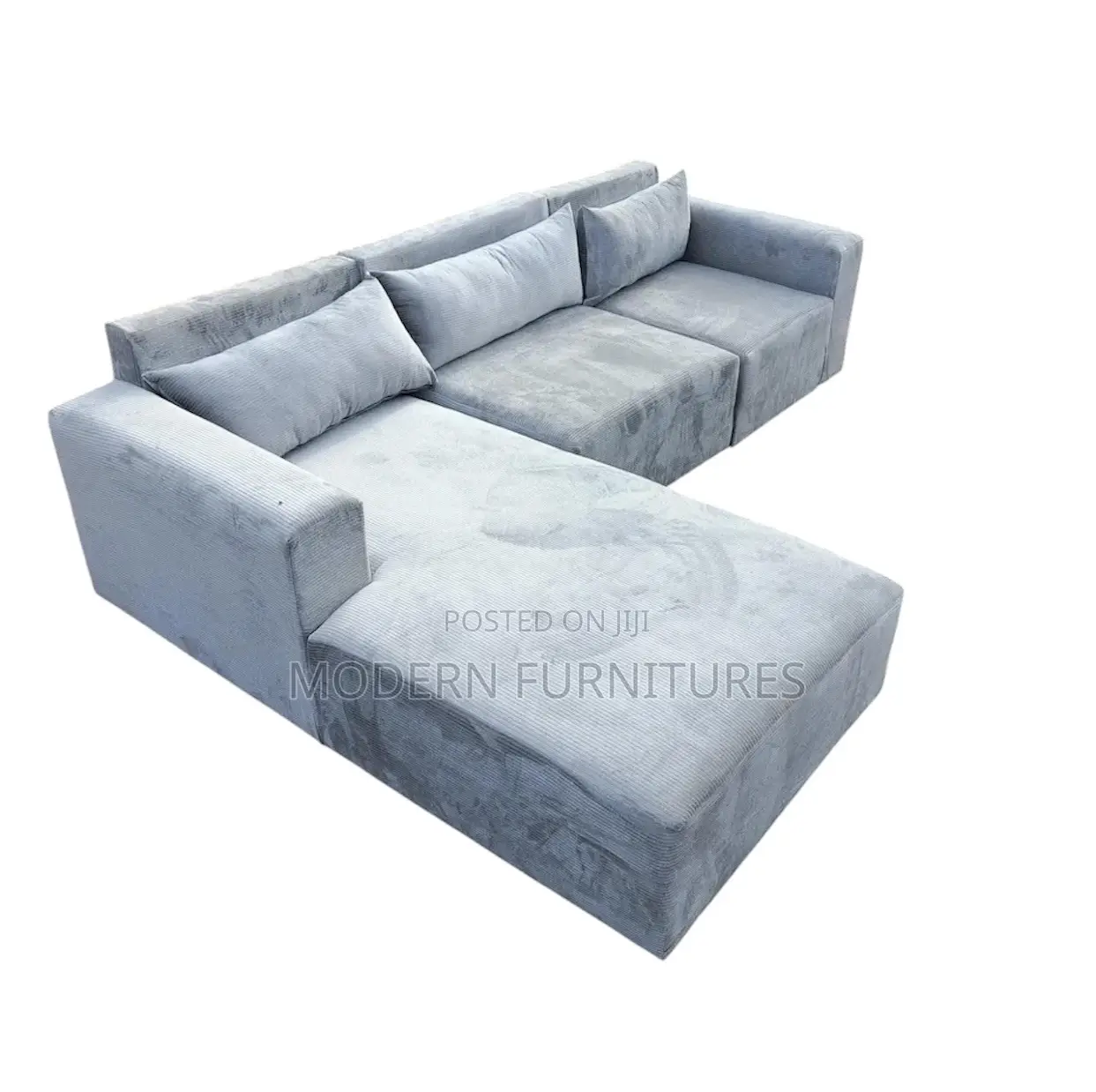 Grey Back Pillow L Sofa