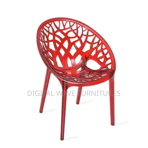 Stackable Colorful Dining Chair Red Sq8