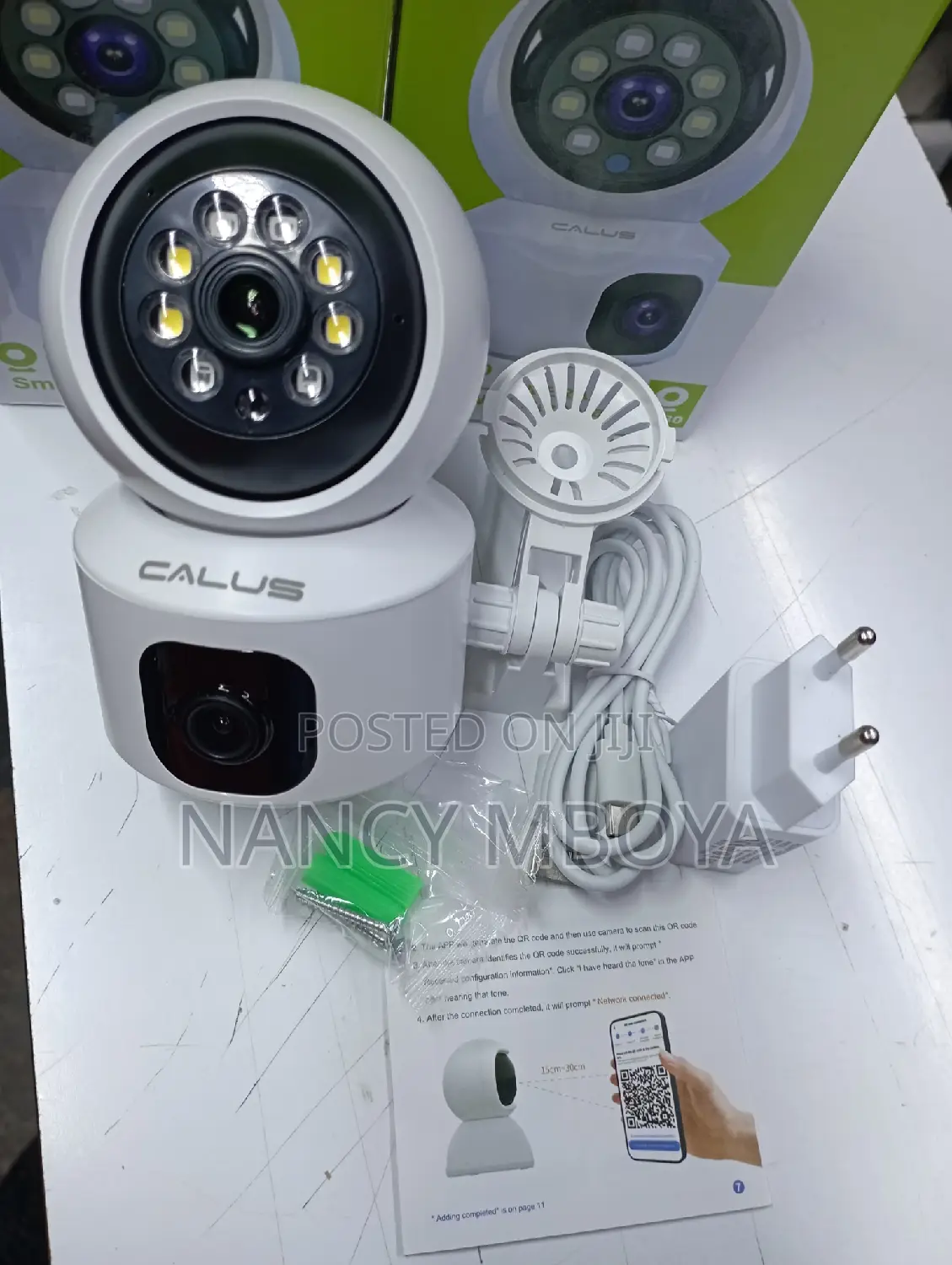 Smart Net Wifi Dual Lens CCTV Camera