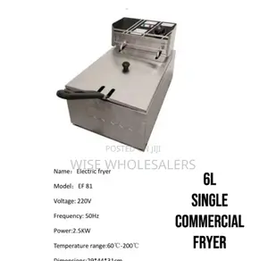 Premier Commercial Single Deep Fryer 6l